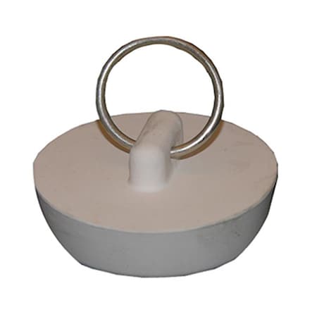 Larsen Supply Co 02-3205 White Hollow Rubber Sink Stopper, PK6 664666